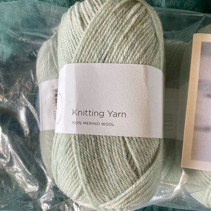 Six (6) Skeins Knitting Yarn by Purl Soho in Blue Willow